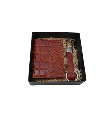 Leather card holder — Brown type 3