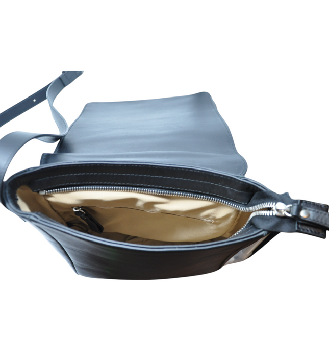 ASTER – Crossbodytas van Italiaans & Frans volnerf leer