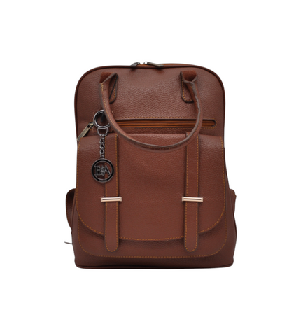 Luxe leren dames rugtas