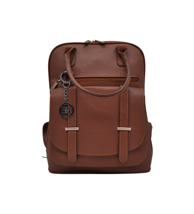 Luxe leren dames rugtas