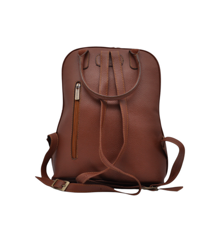 Luxe leren dames rugtas