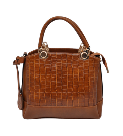 ELODINA Alvy – Cognac Schouder/Handtas