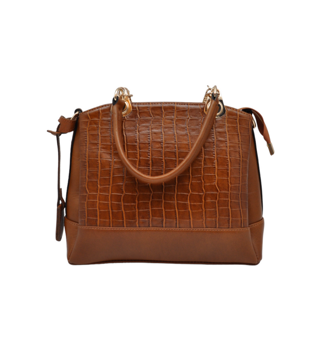 ELODINA Alvy – Cognac Schouder/Handtas