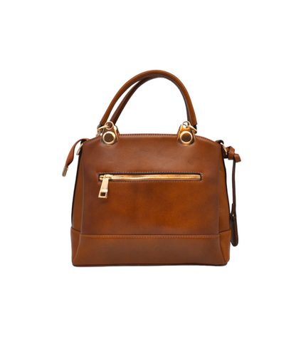 ELODINA Alvy – Cognac Schouder/Handtas