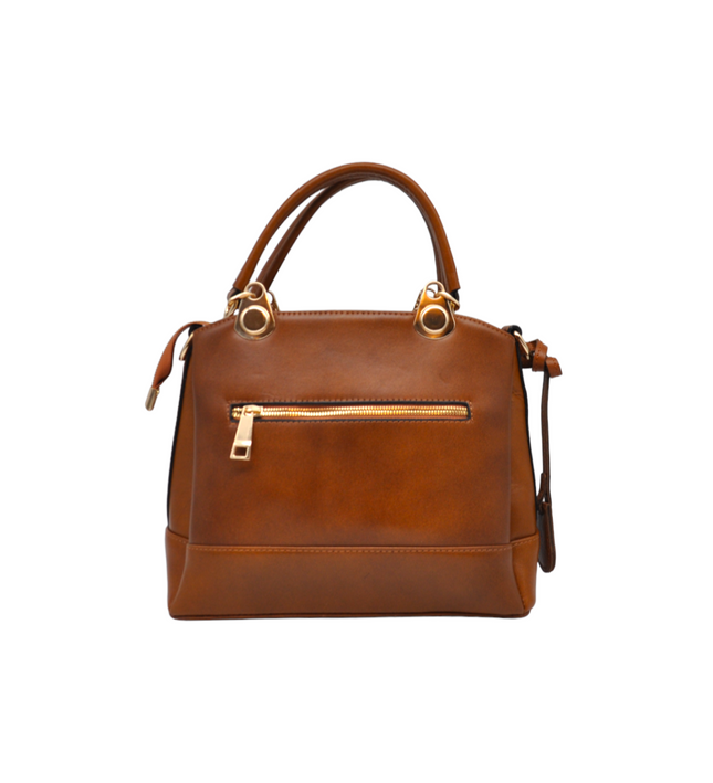 ELODINA Alvy – Cognac Schouder/Handtas