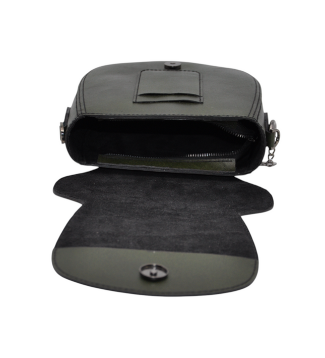 Dena – Handgemaakte kalfsleren schoudertas/crossbody