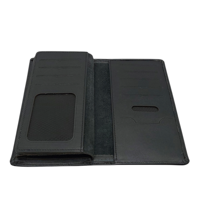 Heren portemonnee van rundleer met telefoonvak