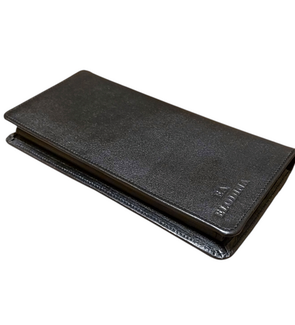 Men's wallet made of cowhide leather with phone compartment