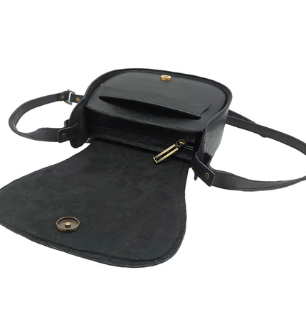 Rosa – Leren Schoudertas Dames - Elodina