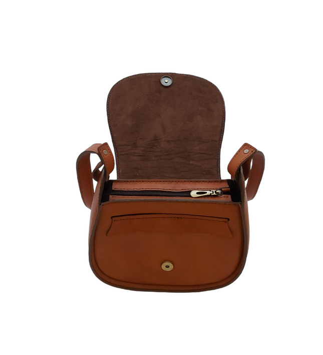 Rosa – Leren Schoudertas Dames - Elodina