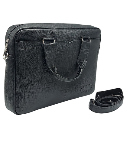 Ewen leren laptoptas