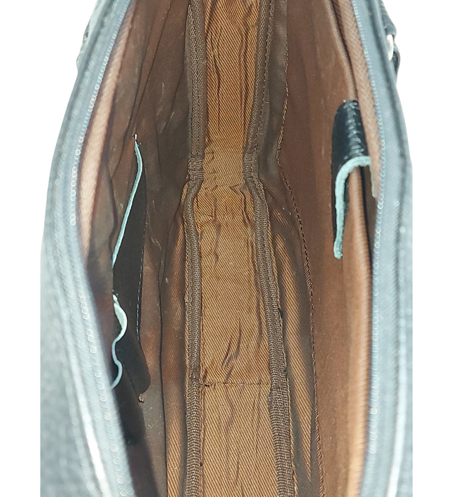 Ewen leren laptoptas