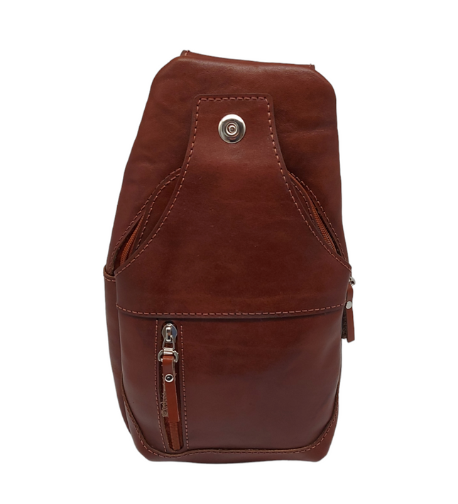 Handgemaakte Leren Crossbody Tas Heren – Elodina