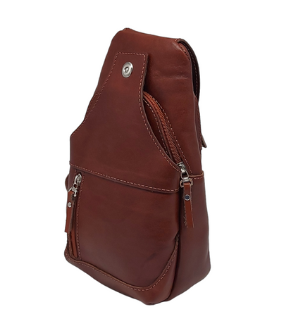 Handgemaakte Leren Crossbody Tas Heren – Elodina