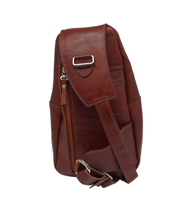 Handgemaakte Leren Crossbody Tas Heren – Elodina