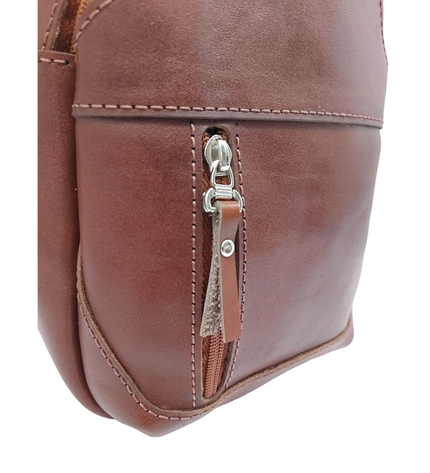 Handgemaakte Leren Crossbody Tas Heren – Elodina