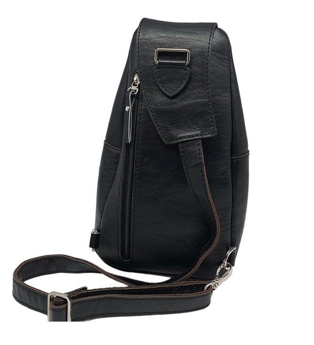 Handgemaakte Leren Crossbody Tas Heren – Elodina