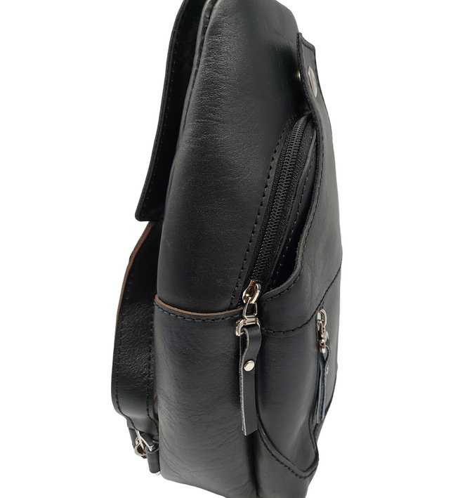 Handgemaakte Leren Crossbody Tas Heren – Elodina