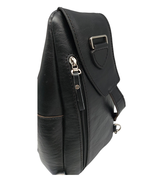 Handgemaakte Leren Crossbody Tas Heren – Elodina