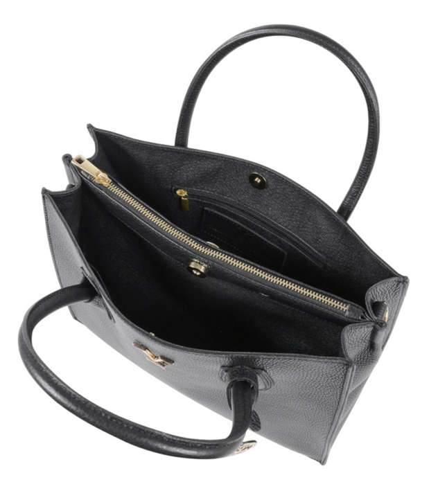 Versace 19V69 Italia schoudertas — Zwart