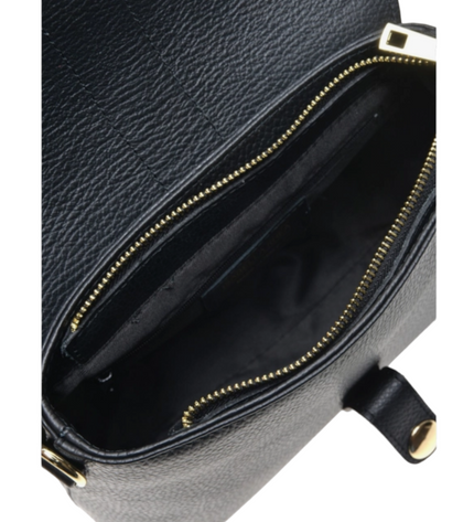 Isabella Rhea schoudertas — Zwart