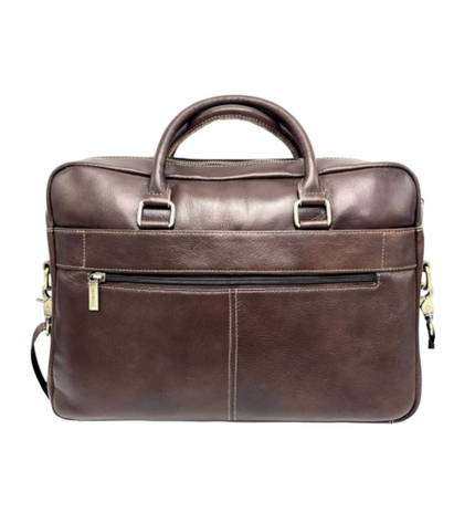 Aktetas van echt leer