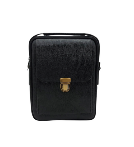 Elba – compact leather shoulder bag (unisex)