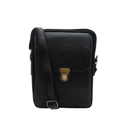 Elba – compact leather shoulder bag (unisex)