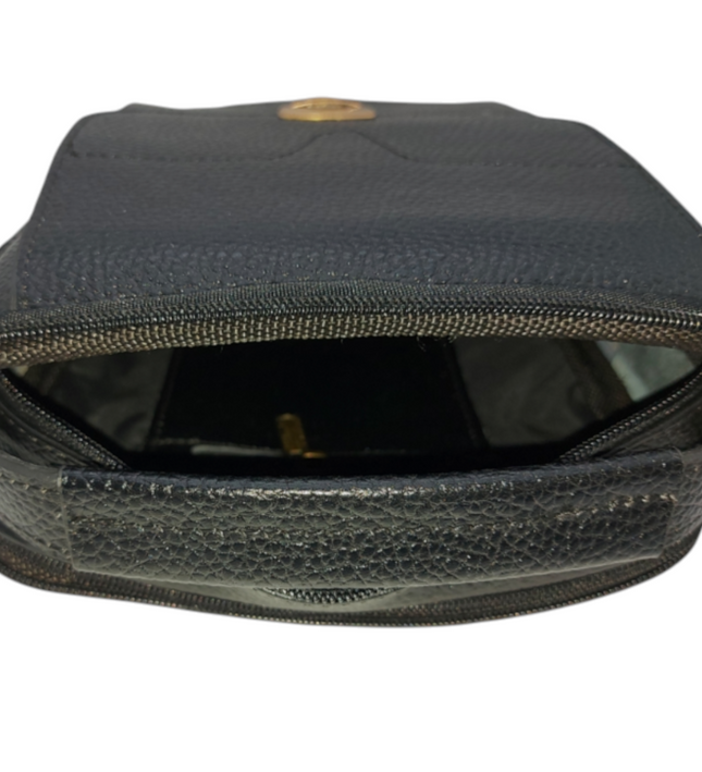 Elba – compacte leren schoudertas (unisex)