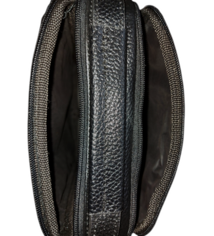 Elba – compact leather shoulder bag (unisex)