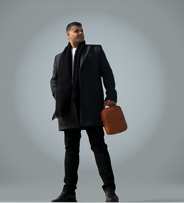 Nero – unisex leren crossbody