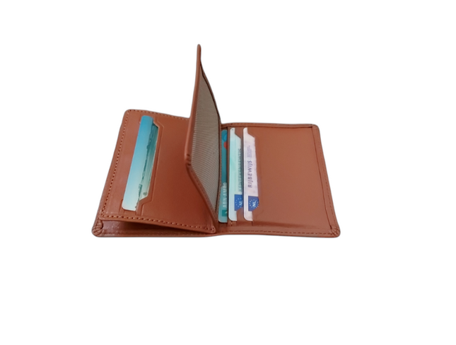 Cadeauset – Leren Kaarthouder & Sleutelhanger Bruin