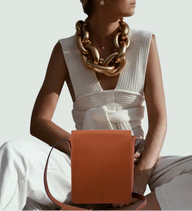 ASTER – Crossbodytas van Italiaans & Frans volnerf leer