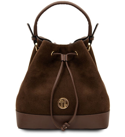 TL142476 – Minerva - leren bucket bag