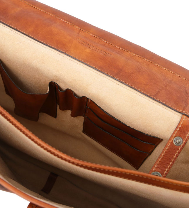 TL142073 – Ancona - leren messenger bag