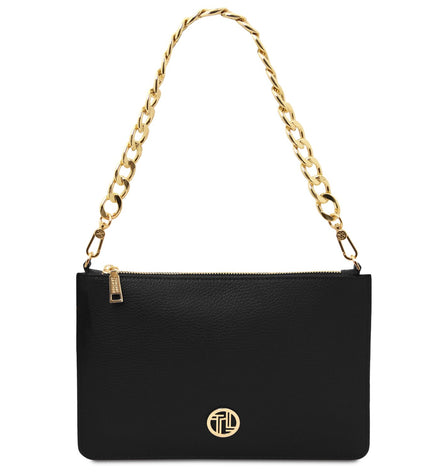 TL142461 – Diva - leren clutch with chain strap