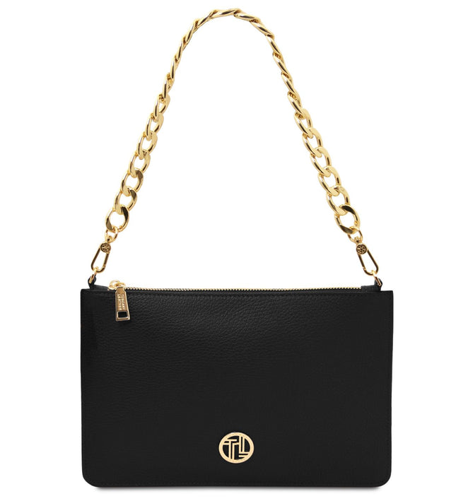 TL142461 – Diva - leren clutch with chain strap