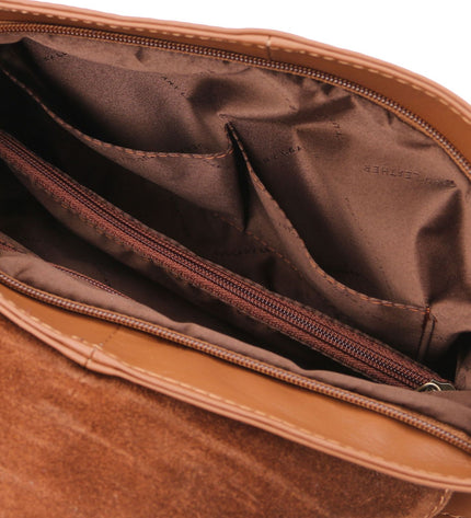 TL141110 – TL Bag - Soft leren shoulder bag with tassel detail