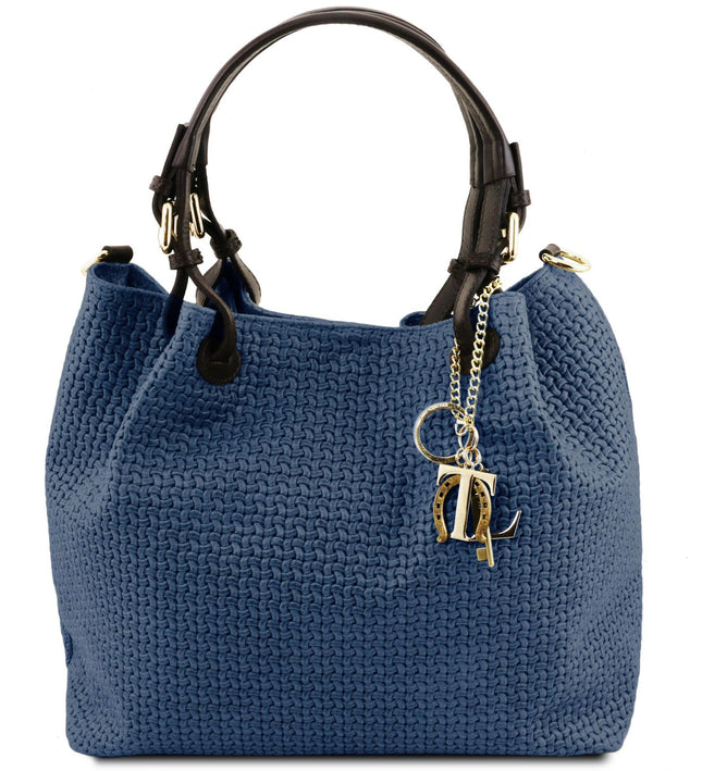 TL141573 – TL KeyLuck - Woven printed leren shopping bag