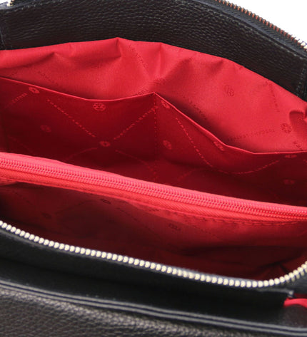 TL142353 – Elettra - Soft leren shoulder bag