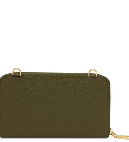 TL142433 – Urania - leren wallet/phone holder with strap