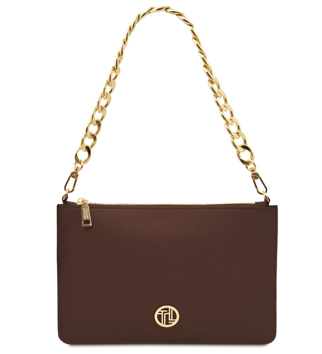 TL142461 – Diva - leren clutch with chain strap