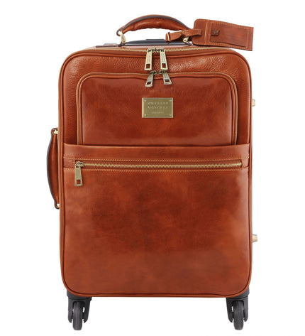 TL141911 – TL Voyager - 4-wielige verticale leren trolley