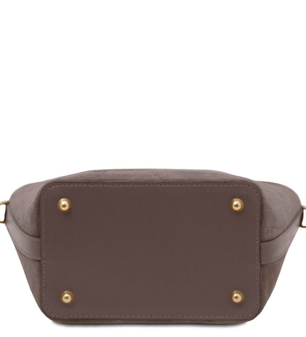 TL142261 – Glacette - Suede leren bucket bag