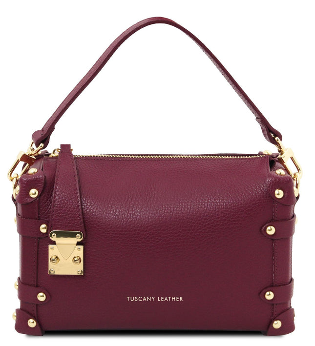 TL142422 – Praline - Soft leren duffle bag