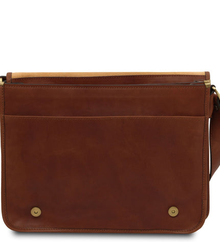 TL142430 – TL Messenger - Two compartments leren shoulder bag - Large size