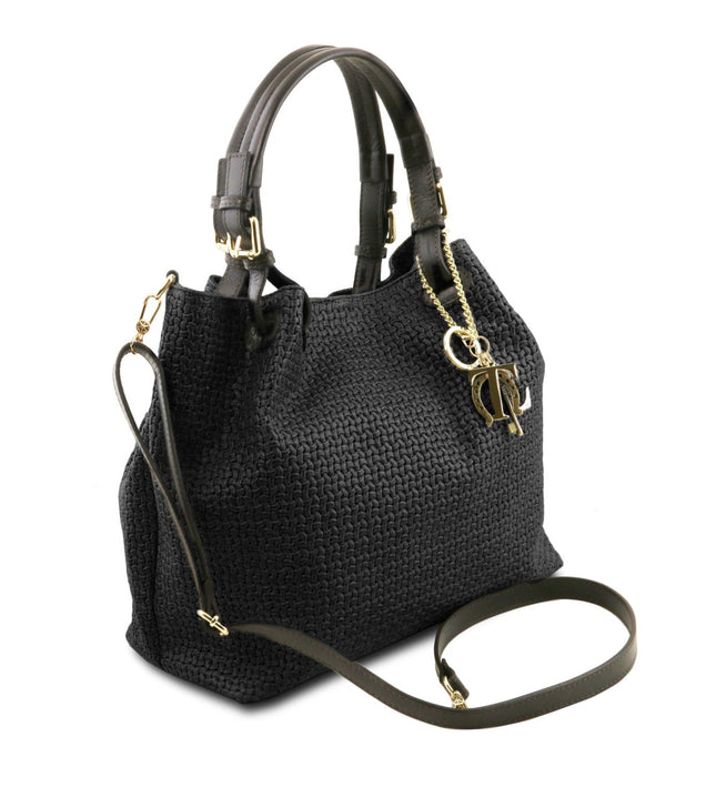 TL141573 – TL KeyLuck - Woven printed leren shopping bag