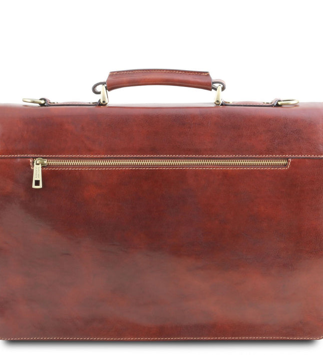 TL141825 – Assisi - leren briefcase 3 compartments