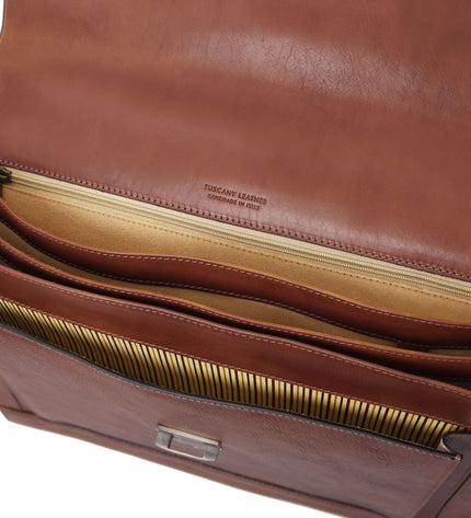 TL142448 – Cremona - leren briefcase 3 compartments