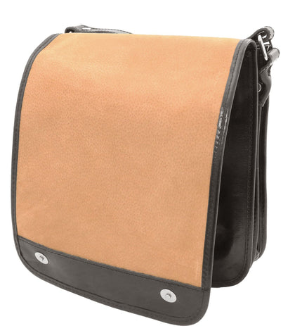 TL141255 – TL Messenger - Two compartments leren shoulder bag